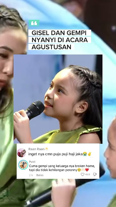 Download lagu GISEL DAN GEMPI NYANYI BERSAMA DI ACARA AGUSTUSAN