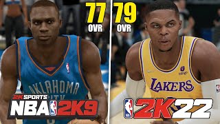 Hitting A 3pt With Russell Westbrook In Every NBA 2K!