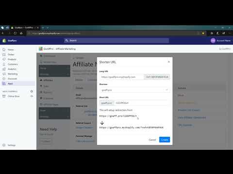 Shorten an Affiliate's Referral Link | How-to | GoAffPro