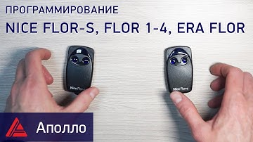 Программирование пульта Nice