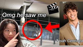 FILMING WITH NOAH CENTINEO ~ GRWM TO GO BACKGROUND ACTING!