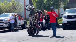 415 bbq official with Harley stunts