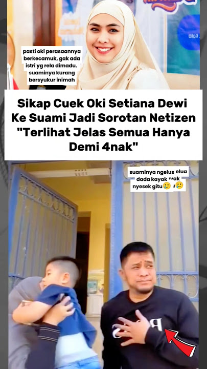 Suami Oki Setiana Dewi Elus Dada Dicuekin #shortvideo #viralvideo #artist #okisetianadewi