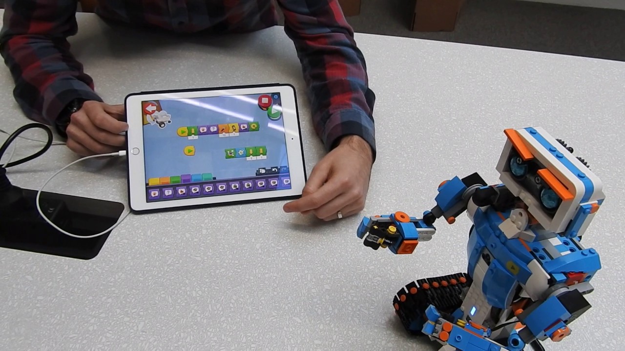 Demo of Boost robot toy YouTube