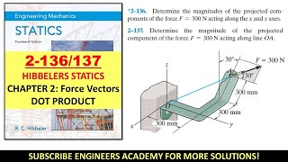 Famous 2-136 | Chapter 2: Force Vectors | Hibbeler Statics 14th ed | Engineers Academy Net Worth