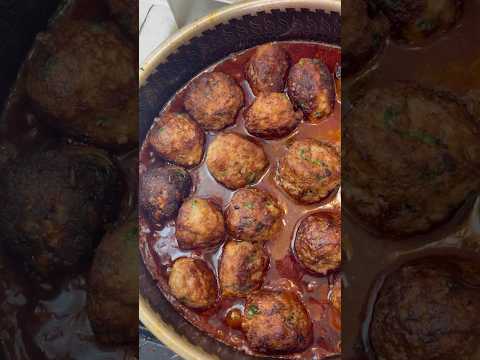 خوش طعم ترين ميت بال يا قلقلى دنيا با سس كلاسيك ايناليايى  شام  