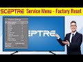 Sceptre LED TV Service Menu Access Codes and perform factory reset | SCEPTRE TV Service Menu