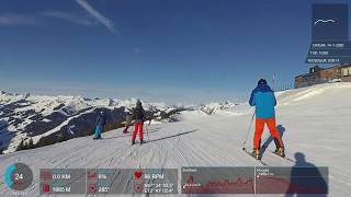 Saalbach-Hinterglemm Piste 166, 158 (66, 58)