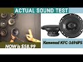 Kenwood KFC-1696PS 6 1/2" 2 Way Car Speakers Unbox and sound test !