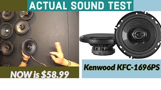 Kenwood KFC-1696PS 6 1/2" 2 Way Car Speakers Unbox and sound test !