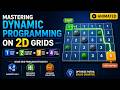 2D Grid DP Explained 🔥 Solve Path Problems Fast (Dynamic Programming)