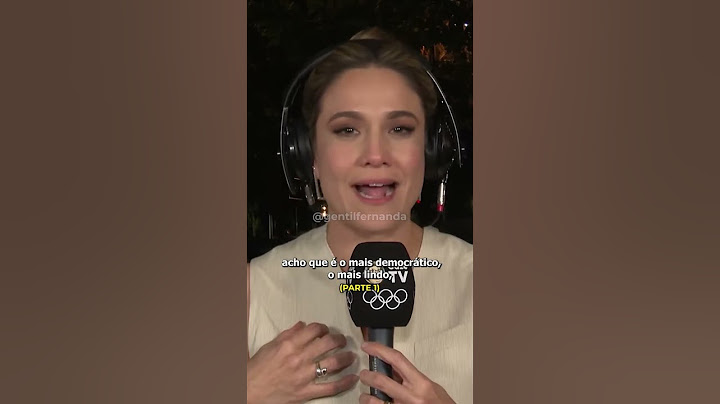 (PARTE 1) Fernanda Gentil falando sobre Celine Dion na abertura das Olimpíadas em Paris 2024