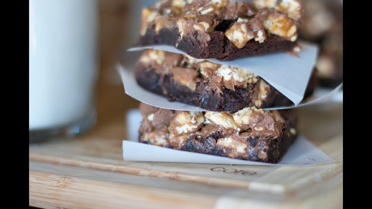 Snickers Bar Brownies Recipe