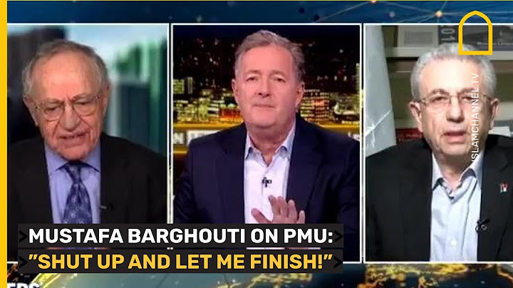 "SHUT UP and let me finish": debate on Gaza between Palestinian and American gets heated up