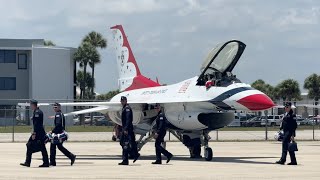 The USAF Thunderbirds Arrive at FLL for the 2024 Fort Lauderdale Air Show