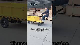 【ML-80C】200x100 cm electric mini 4-wheel cargo truck with detachable guardrails. #electrictrolley