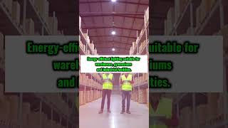 Smart &amp; Energy-Efficient Warehouse Lighting#WarehouseLighting #HighBayLED #EnergyEfficient