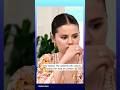 only Selena, the celebrity who clearly enjoys her food on camera #selenagomez #food #shorts #short