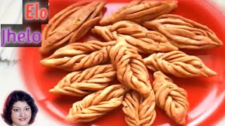 Crispy Elo Jhelo Nimki Recipe/How to Make Namkeen Pare/Bengali Style Nimki - Draupadi's Kitchen DK
