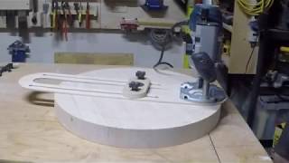 Circle Cutting Jig without hole - Guia Corte Cicular sin agujero central