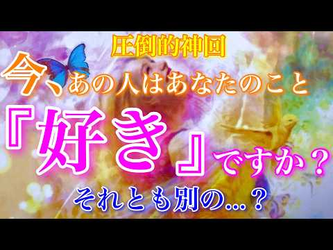 【🦋類を見ない圧倒的神回❤️‍🔥】ハッキリ出過ぎて内容も濃いめ…ヤバすぎます。あの人は今、あなたのこと『好き』ですか？それとも別の…？🦄