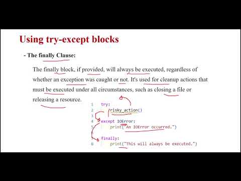 Advanced Exception Handling in Python: else and finally Clauses