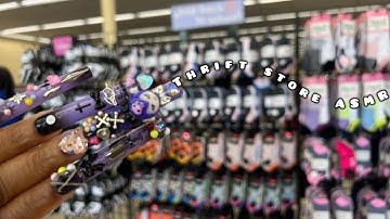 PUBLIC ASMR IN A THRIFT STORE | Chit Chat, Camera Tapping, Price Check, Lofi, Tapping, Scratching