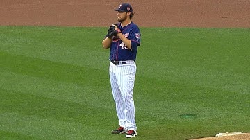 CLE@MIN: Hughes strikes out eight over seven frames