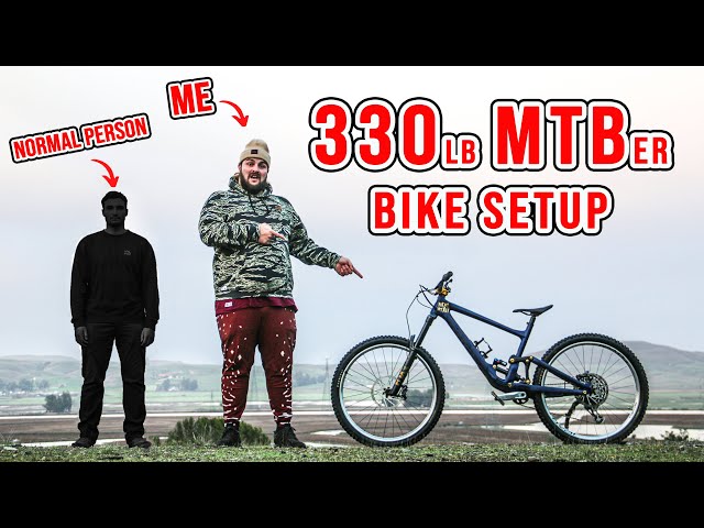 How I Set Up My Bike As A 330lb Giant class=