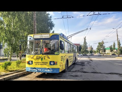 Троллейбус, маршрут №5 МТрЗ-6223 б.381 (Бывший №6314) (04.07.2022) Петрозаводск