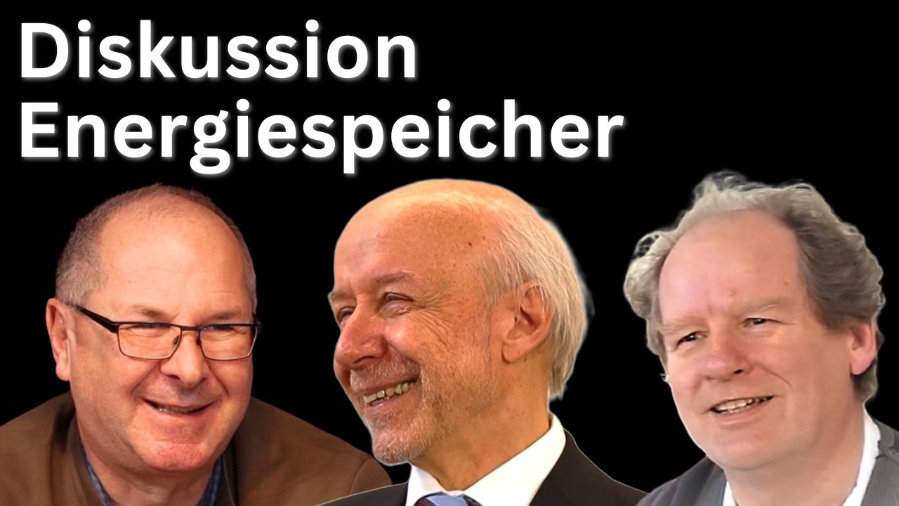 Brasseur & Züttel: Energiespeicher, Wasserstoff, Batterie, H₂ | Eduard Heindl Energiediskussion 