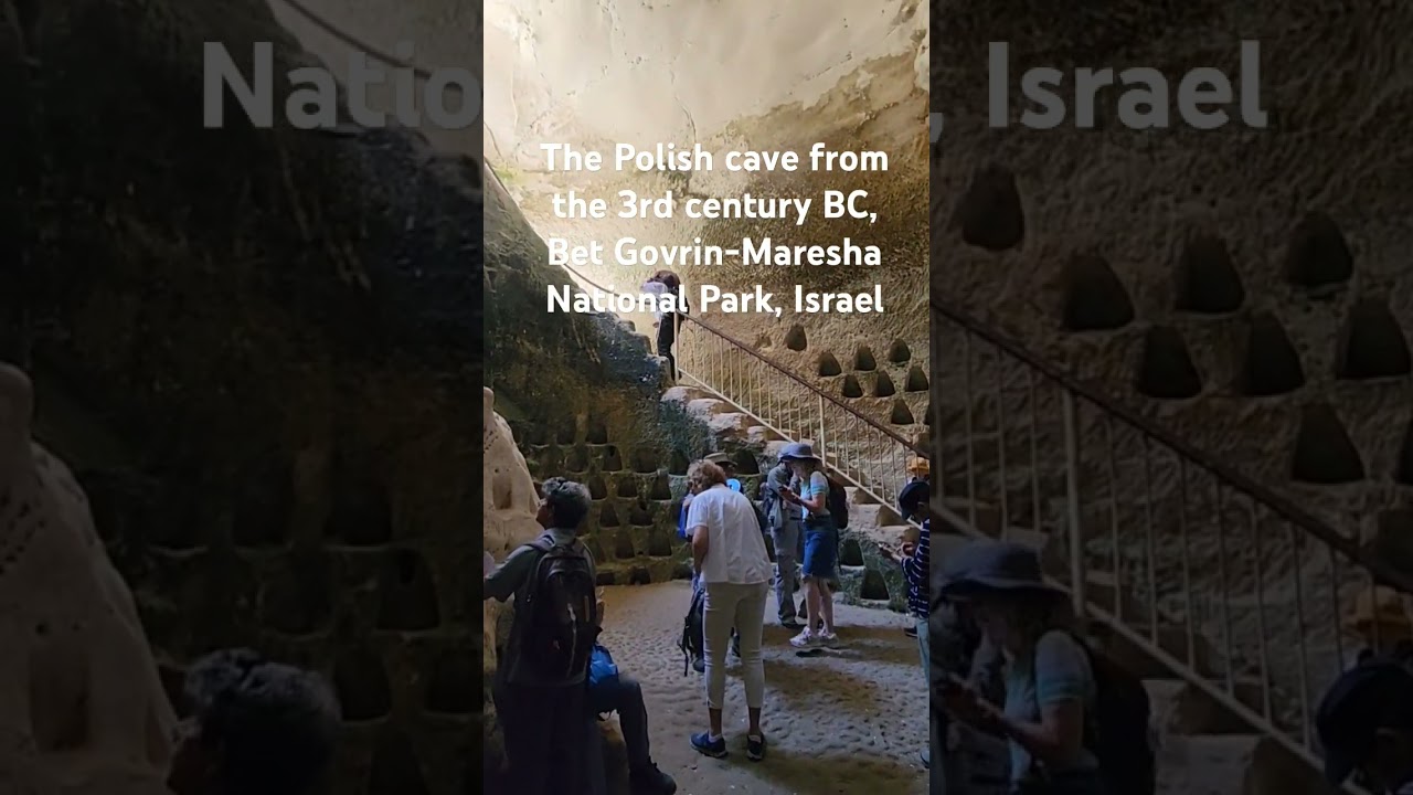 The Polish cave from the 3rd century BC, Bet Govrin-Maresha National Park, Israel 