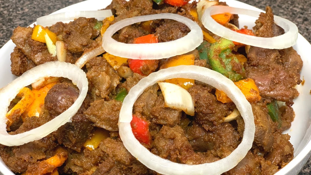 How to make Gizzard Kebab Easy & Simple Recipe SUYA BARBECUE