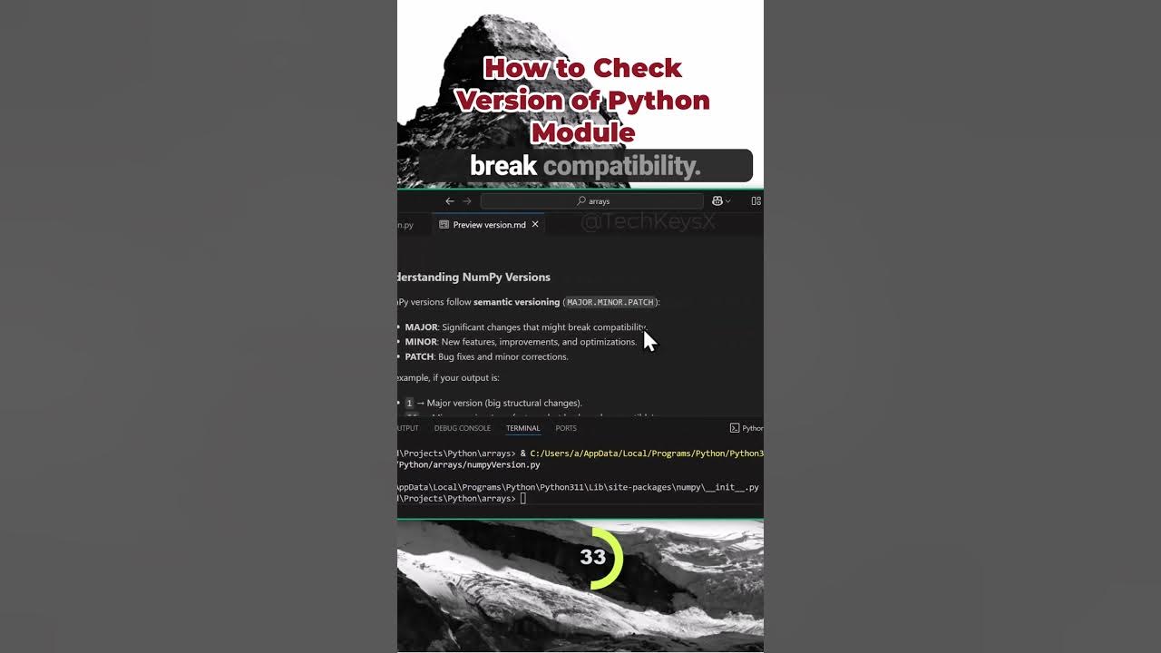 How to Check Version of Python Module - YouTube