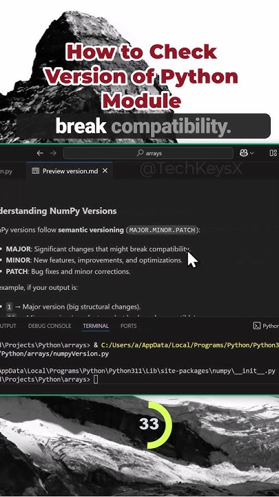 How to Check Version of Python Module - YouTube