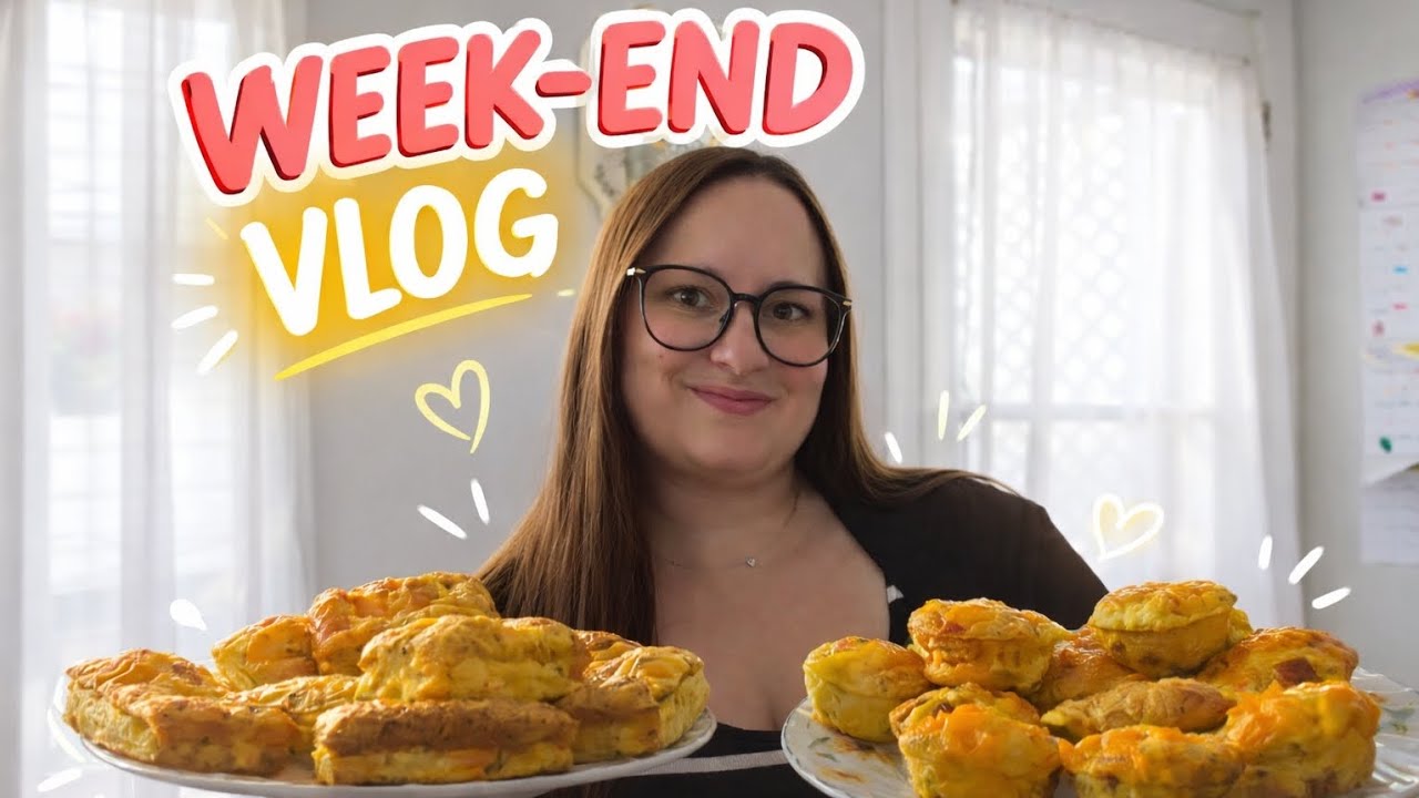 WEEK-END VLOG / Haul Walmart + Meal Prep & Vente de garage à l'eau