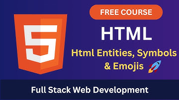 HTML Entities, Symbols & Emojis Explained 🔥 | Learn Special Characters in HTML (Bangla Tutorial)