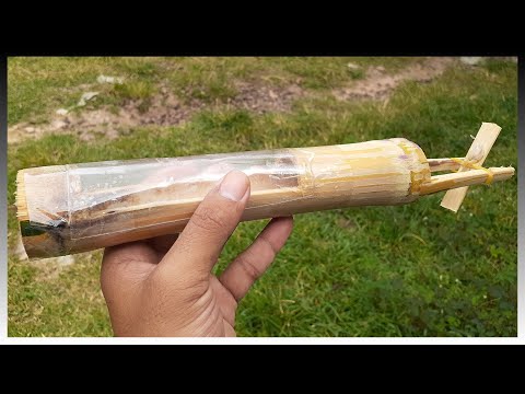 How to make a BOAT from  bamboo .