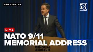 LIVE: 25th Anniversary of 9/11 attacks memorial keynote speech from NATO Secretary