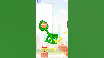 Draw To Smash logic puzzle brain game level 376 #gaming  #shorts #youtubeshorts  #shortfeed