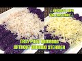 Easy Puto Bumbong without Bamboo Steamer