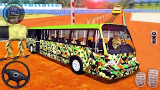 Army Bus Driver US Soldier Transport - Offroad Driving Bus Duty 2021 - Best Android GamePlay #4 screenshot 5