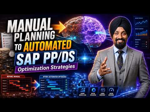 From Manual Planning to Automated SAP PP/DS Optimization