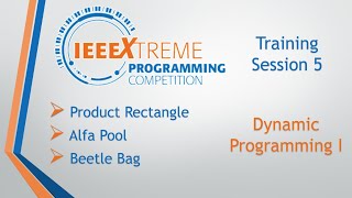 IEEEXtreme Training 2020 - Session 5 - Dynamic Programming I