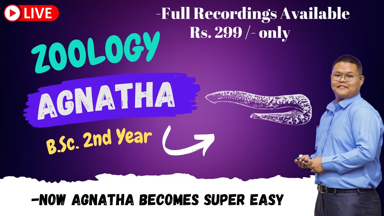 🔥🔥 Agnatha || B.Sc. 2nd Year Zoology || Guaranteed 5 Marks 😲 ||