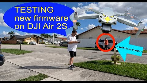 Air 2S Test with new firmware update.