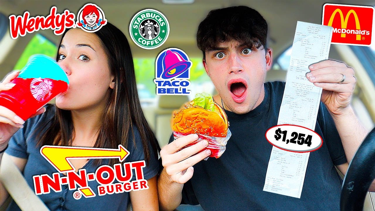 LETTING THE PERSON IN FRONT OF US DECIDE WHAT WE SHOULD EAT FOR 24 HOURS!!