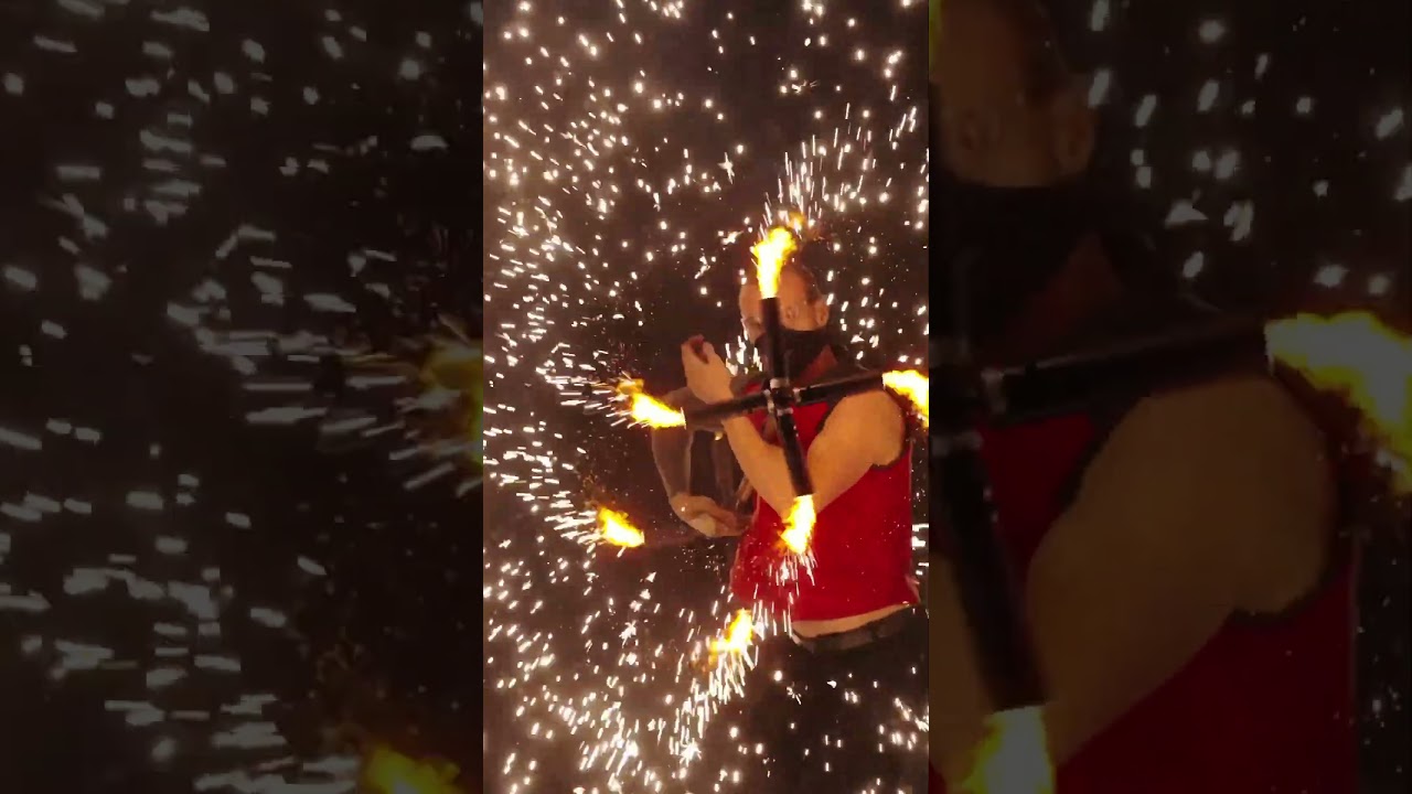 Pyro Dragonstaff! | Winter In The City Canberra | Flux Entertainment