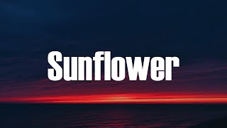 Post Malone - Sunflower (Lyrics)
