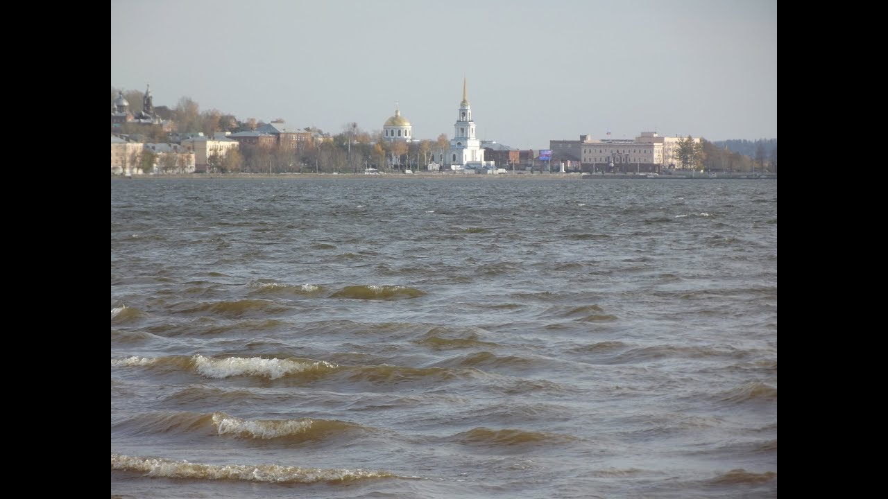 "Нынче ветрено и волны..." (1) Воткинский пруд, 5 октября 2019 - YouTube